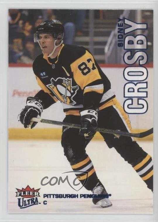 2022-23 Upper Deck Fleer Ultra Blue Foil /399 Sidney Crosby #136 - Image 1 of 2
