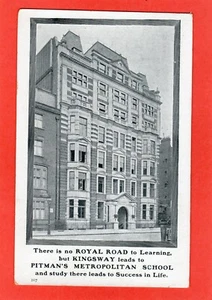 Pitman's Shorthand Metropolitan School Kingsway London pc unused Ref S695 - Picture 1 of 1