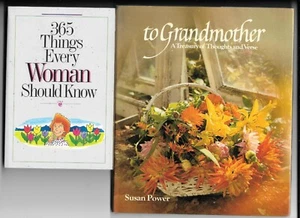 To Grandmother Treasury of Thoughts-Susan Power & 365 Things a Woman Should Know - Picture 1 of 2