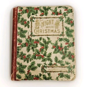 1883. VERY RARE | THE NIGHT BEFORE CHRISTMAS by Clement C. Moore. Illustrated HC - Imagen 1 de 24