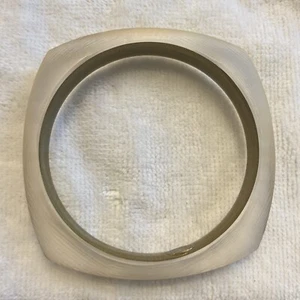 Alexis Bittar Soft Square Lucite Armreif Armband signiert - Bild 1 von 8