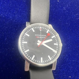 Reloj Hombre Mondaine Evo Alarm 40mm Acero Esfera Negra Cuarzo A468.30352.14SBB - Imagen 1 de 10