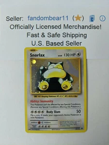 Snorlax HOLO PROMO Pokemon XY179 Black Star Holographic Foil Rare. US VERKÄUFER! - Bild 1 von 1