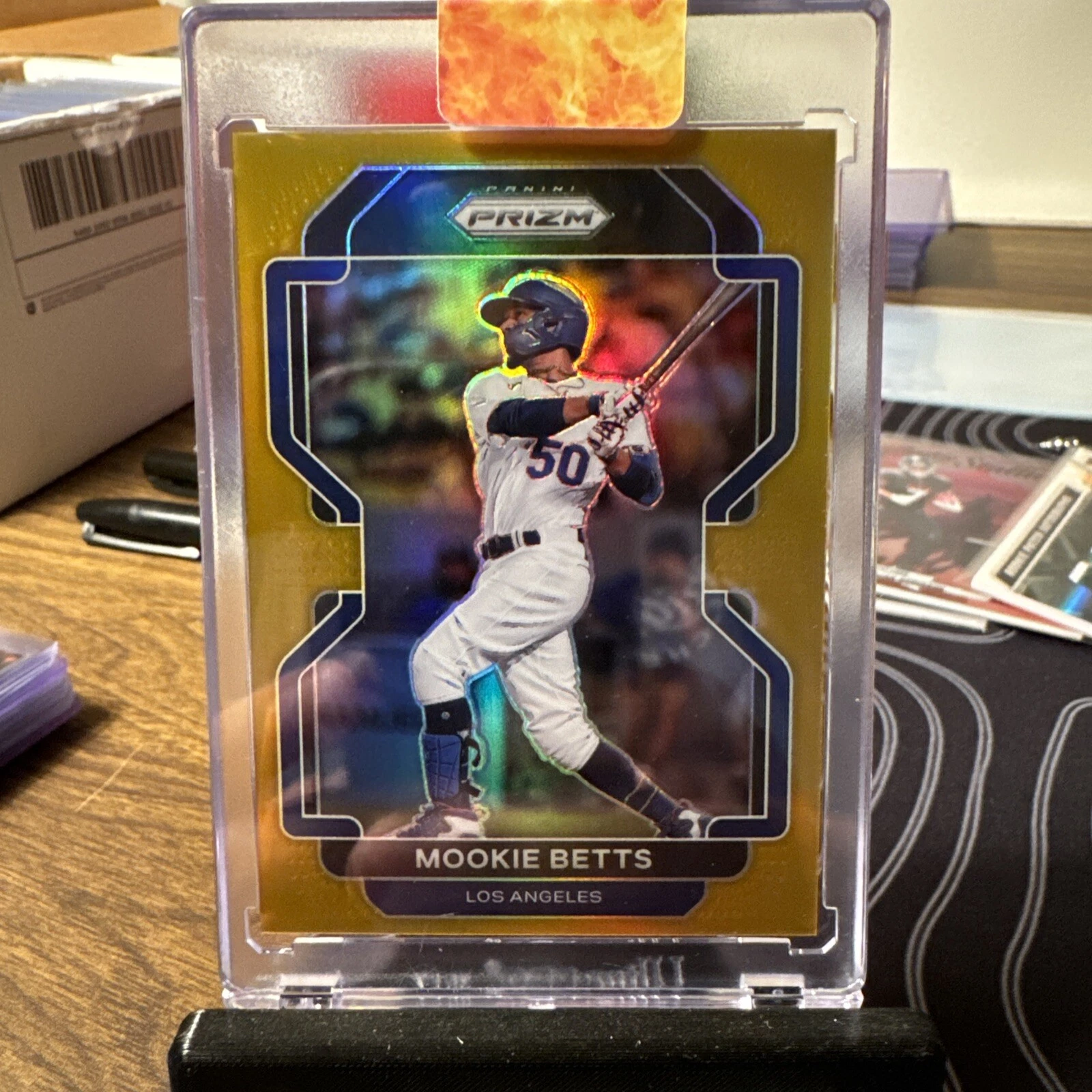 2022 Prizm Mookie Betts Gold 09/10
