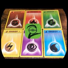 Pokemon Base Set 2 Energy Complete 6 Card Lot  LP NM 125 - 130/130