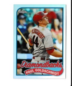 PAUL GOLDSCHMIDT 2014 Topps Chrome 1989 Retro RIFRATTORE #89TC-G NY Yankees - Foto 1 di 2