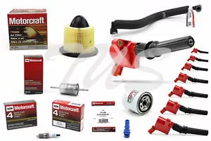 Tune Up Kit 2004 Ford E150 5.4L V8 High Performance Ignition Coil DG508 SP479 - Foto 1 di 12