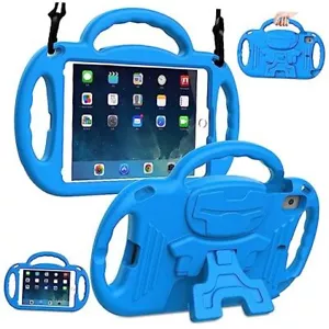 Kids Case for iPad Mini 5/4/3/2/1, iPad Mini 7.9 Inch Case with Shoulder Blue - Picture 1 of 8