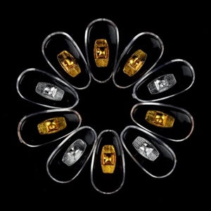 10 pairs Silicone Screw On Nose Pads Brace Support For Glasses Support Noset3 - Bild 1 von 15
