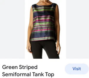 Talbots Sleeveless 100% Silk Top Size 2 NWT Navy Blue Green Purple Tank Shell - Picture 1 of 11