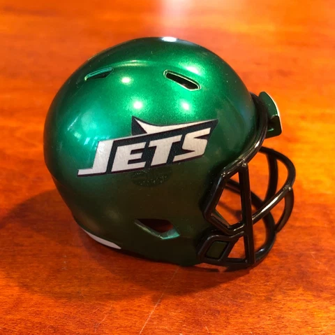 New York Jets 1990-1997 throwback custom pocket pro helmet NFL NYJ Cover