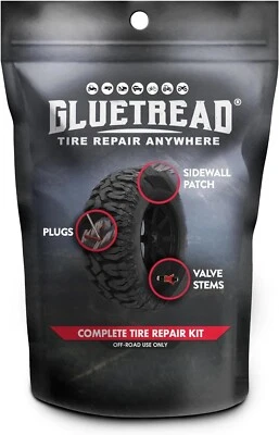 GlueTread Complete Off-Road Tire Repair Kit | Repair Any Kind of Tire Puncture - Image 1 of 4