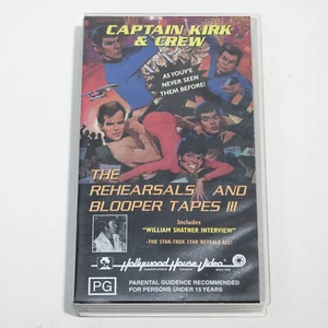 Star Trek & Crew - Rehearsals Blooper Tapes 3 VHS Tape - Good Condition - Picture 1 of 4