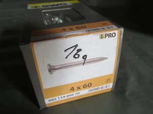 Packung Anker Nägel 4x60mm / Marken Qualität / 250Stück / Aktion H2Reg3Nr.18a - Bild 1 von 4
