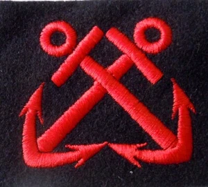 ANKER PATCH STOFF FÜSILIERS MARINES RFM RBFM COMMANDOS MARINE Original Frankreich - Bild 1 von 2