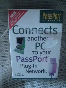 New 2 Intelogis Powerline Passport PC Networking Plug-in Pair Computer- Outlets - Picture 1 of 1