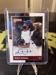 Andre Jackson RC Auto Retro 1988 Signatures - 2022 Donruss #R88S-AJ - LA Dodgers