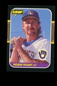 1987 Leaf #67 Robin Yount Milwaukee Brewers HOF QTY - Picture 1 of 2