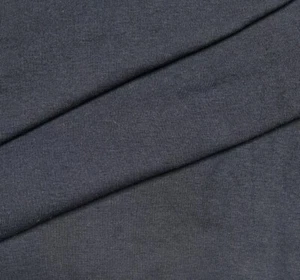 Rib Knit Jersey Fabric Navy Colour Light Weight 59" Wide Sold By Metre - Picture 1 of 6