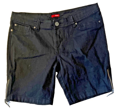 Women's Black Shorts Size 15 Bongo Denim 37" Waist - Image 1 of 4