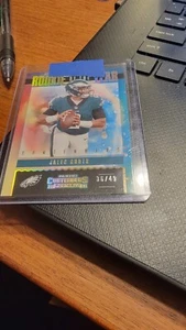 Jalen Hurts Panini Contenders 2020 novato del año dorado 13/49 - Imagen 1 de 1
