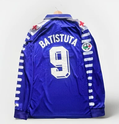 Maglia Batistuta N9 1998/1999 Serie A Long Sleeves Retro Taglia L/XL - Immagine 1 di 4