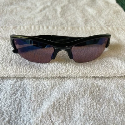 Gafas de sol Oakley Flak 03-888 negras media montura de plástico hechas en EE. UU. lentes de iridio Foto 1 de 4