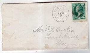 Purtian & Ast. Agt RPO 1870's Oregon to Forest Grove. - Picture 1 of 2