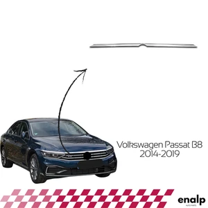 Up Grille Chrome Trim Set 1 Pcs for VW Passat B8 2014-2019 - Picture 1 of 5