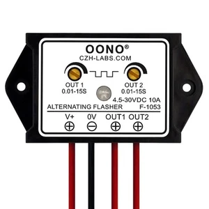 DC 4,5-30V 10A Dual Output Alternating Flasher Module - Bild 1 von 5