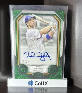 2024 Topps Tier One David Wright Auto 07/30 Green - New York Mets - Picture 1 of 2