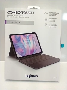 Logitech Combo Touch Keyboard Case for iPad Pro 11 inch (M4) BLACK - Picture 1 of 6