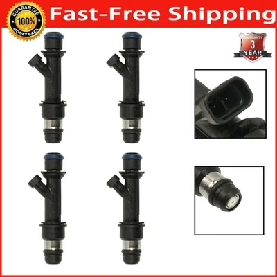 4pcs Fuel Injector for Chevrolet Aveo 2004-06 2009 & Pontiac G3 2007-08 1.6L L4 - Image 1 of 4
