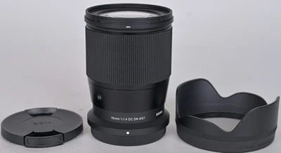 Mint Sigma Nikon Z APS-C 16mm f1.4 DC DN Prime Wide Angle (24mm) Warranty - Image 1 of 4