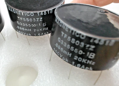 Lot of 3 Magnetico TF5S03ZZ 0.896mH 20kHz Power Inductors / Magnetics - Image 1 of 3