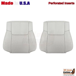 2006-2007 Fits Jeep Commander Limited Leather Front Top Seat Covers Gray - Picture 1 of 6