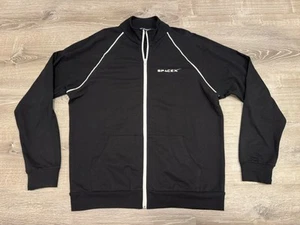 SpaceX Fleece Full Zip Jacket Size L Black Space X - Picture 1 of 5