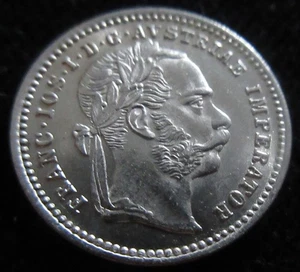 MDS ÖSTERREICH KAISERREICH 10 KREUZER 1872 "FRANZ JOSEPH I.", BILLON #PS - Picture 1 of 2
