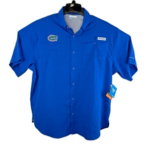Camisa Columbia PFG Para Hombres L Universidad SS Pesca al Aire Libre Florida Gators Nueva con Etiquetas $55 - Imagen 1 de 5