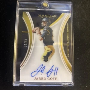 Jared Goff 2016 Immaculate Rookie Auto Collegiate Lions 18/99 - Picture 1 of 2