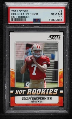 2011 Score Hot Rookies Colin Kaepernick #8 PSA 10 GEM MT RC - Image 1 of 2
