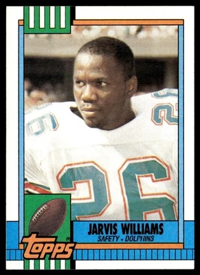 1990 Topps Jarvis Williams Miami Dolphins #326 - Image 1 of 2