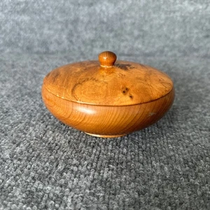 Vintage Duncan Wood Trinket Dish Oregon Myrtlewood Crofters Wooden Bowl - Picture 1 of 11