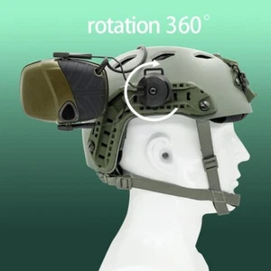 Electronic Earmuf ARC OPS-CORE Helmet Rail Adapter for Howard Shooting Headset - Zdjęcie 1 z 6
