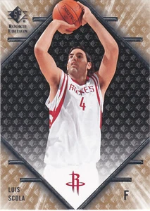 2007-08 Upper Deck SP Rookie Edition LUIS SCOLA Rookie Card #91 Houston Rockets - Picture 1 of 2