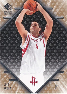 2007-08 Upper Deck SP Rookie Edition LUIS SCOLA Rookie Card #91 Houston Rockets - Image 1 of 2