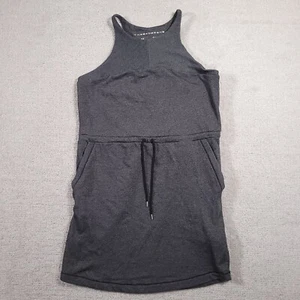 Under Armour Threadborne Shoreline Terry Dress Women's Large Gray Pockets Cinch - Picture 1 of 19