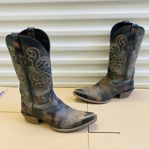 Ariat "Bright Lights" 10015375 Damen Western Cowboy spitz zulaufend Stiefel Größe 7,5B - Bild 1 von 21