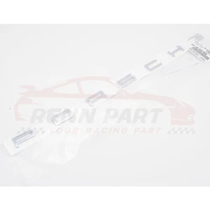 Genuine Porsche Chrome Script Emblem "P O R S C H E" Cayenne 958 Rear Trunk - Foto 1 di 2