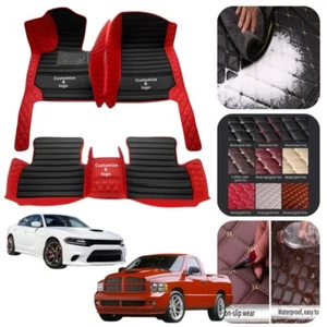 For Dodge Anti-slip Car Floor Mats All Models Luxury Custom Carpets Cargo Liners - Imagen 1 de 30